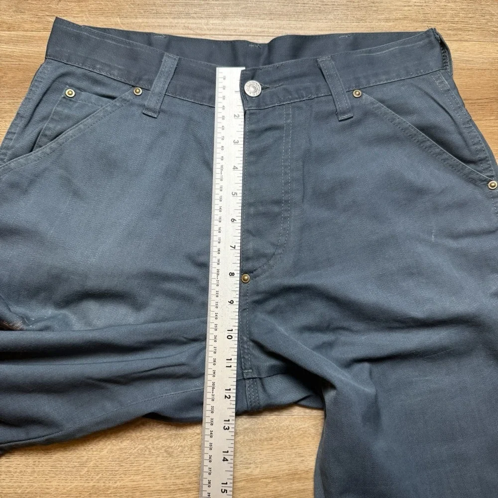 G-Star Raw Pants Mens 30x30 Blue Shortcut Union Button Fly Workwear Trousers